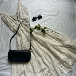 zleurope white spaghetti strap daisy Maxi Dress boho vibes